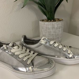 Zara Metallic Sneakers